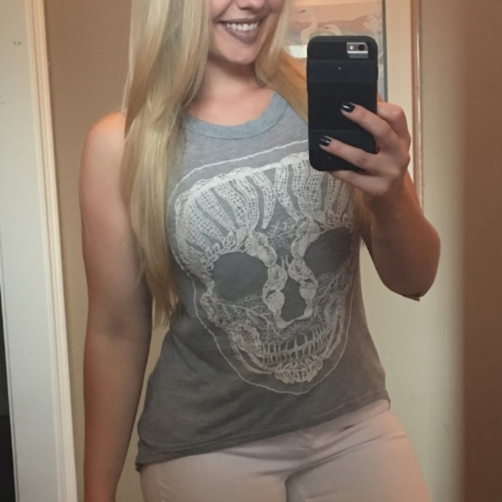 Lacy Skull Tunic/Tank